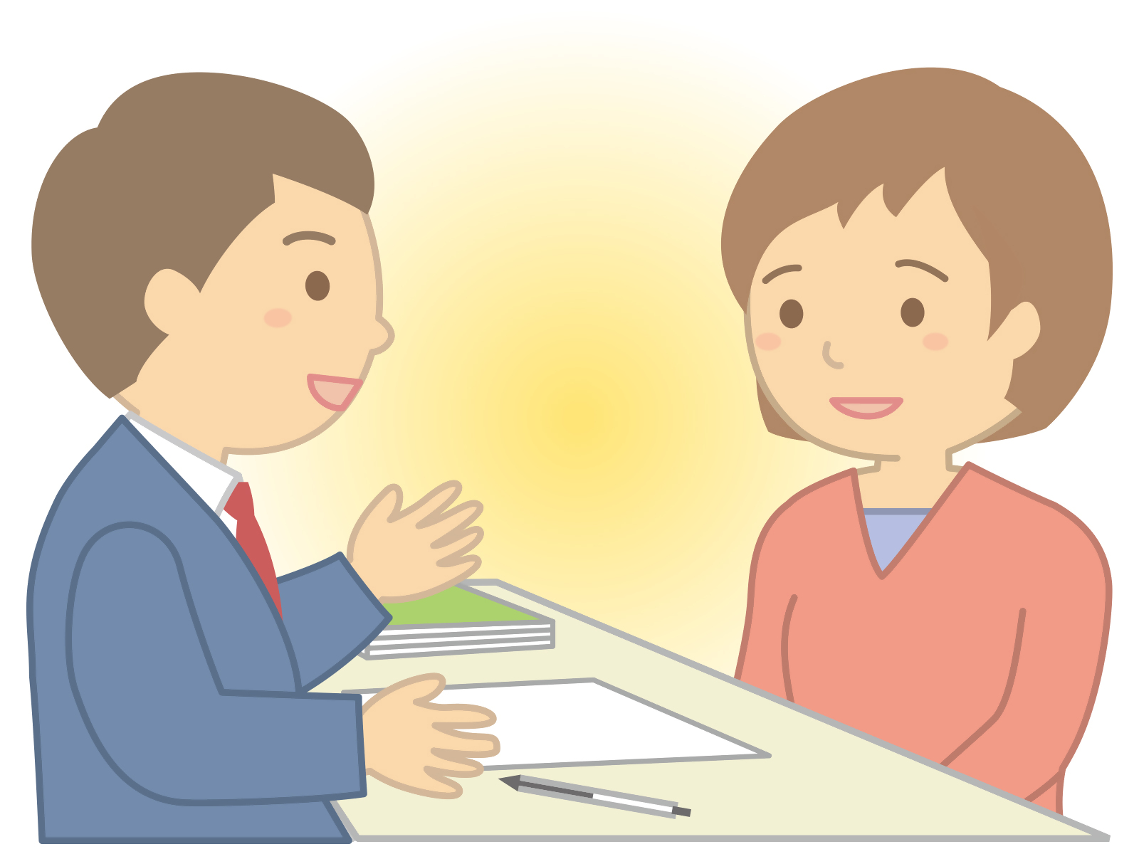 相談の様子のイメージ画像