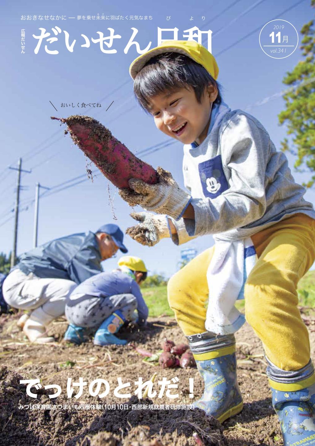 広報だいせん　2019年11月号表紙