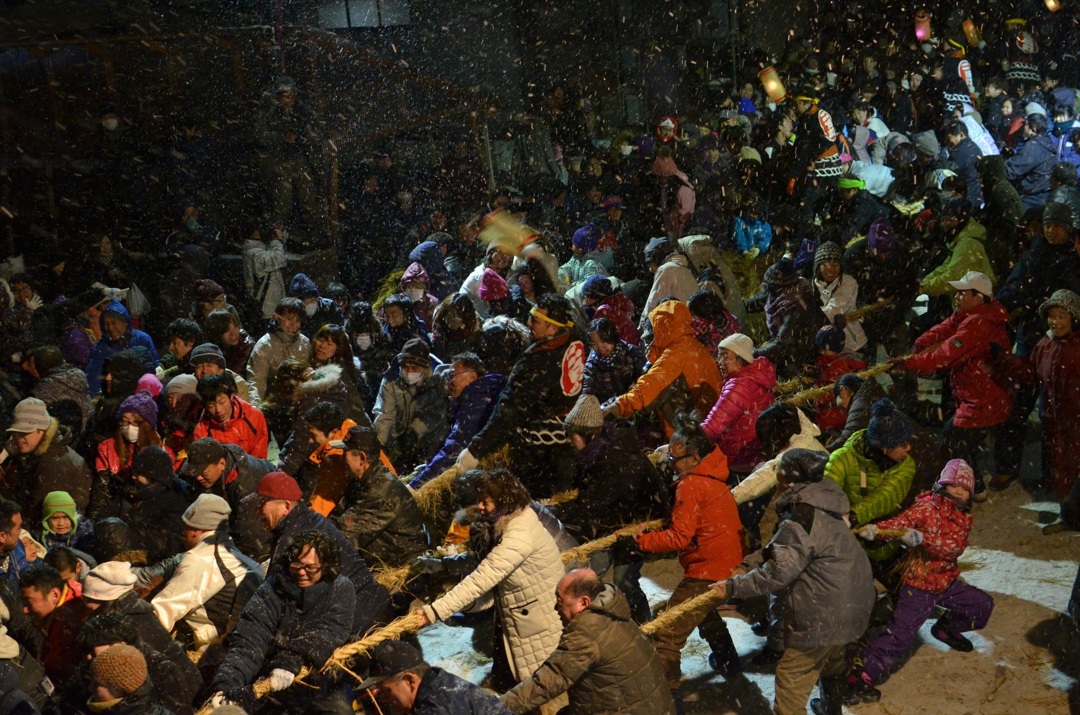 刈和野の大綱引き