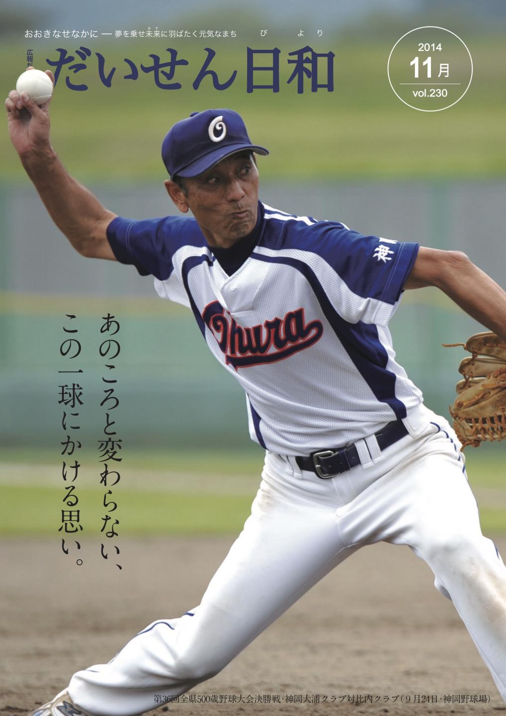 広報だいせん 2014（平成29）年度11月号表紙
