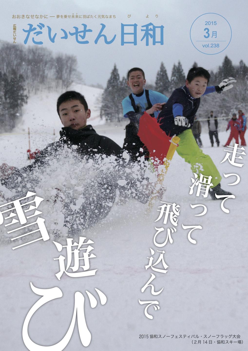 広報だいせん 2014（平成29）年度3月号表紙