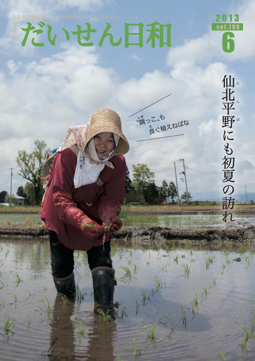 広報だいせん 2013（平成25）年度6月号表紙