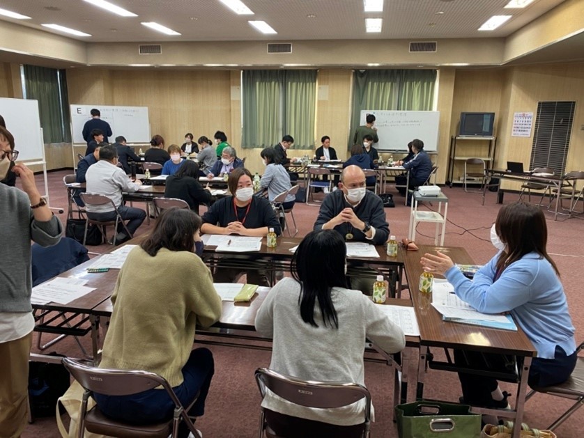 グループワークの様子（手前：Ａグループ）