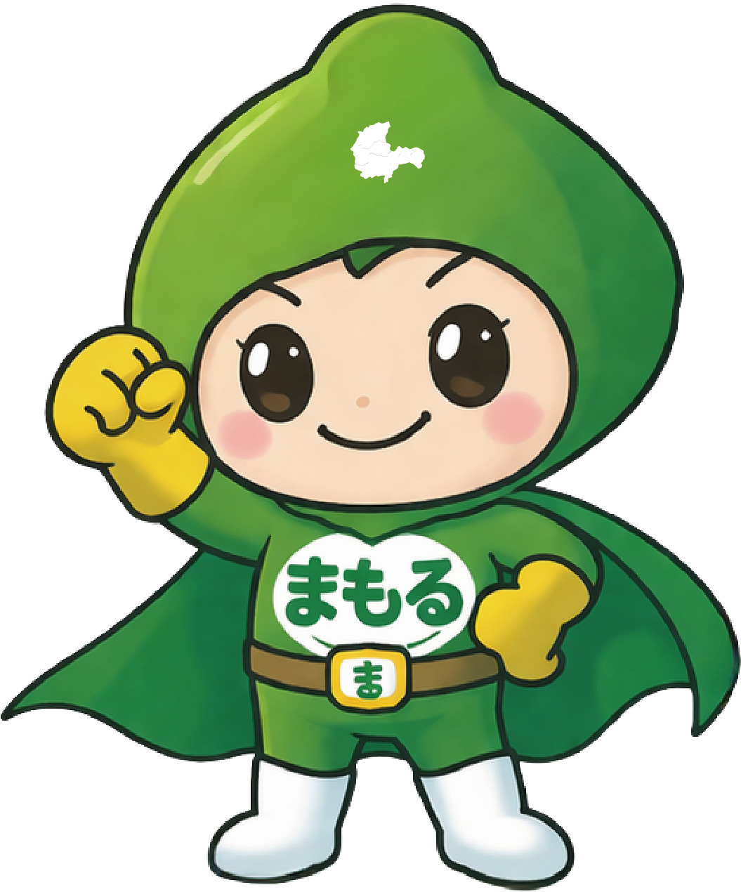イメージキャラクター、地域ブランドまもるくん画像