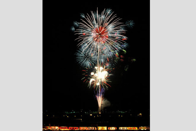夜花火の部「創造花火の部」の写真