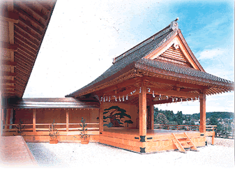 まほろば唐松 中世の館「能楽殿」
