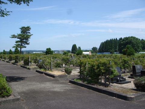 規制墓地の外観