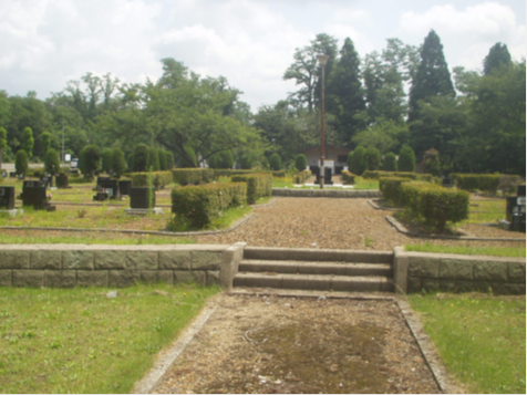 西仙北墓地公園の外観