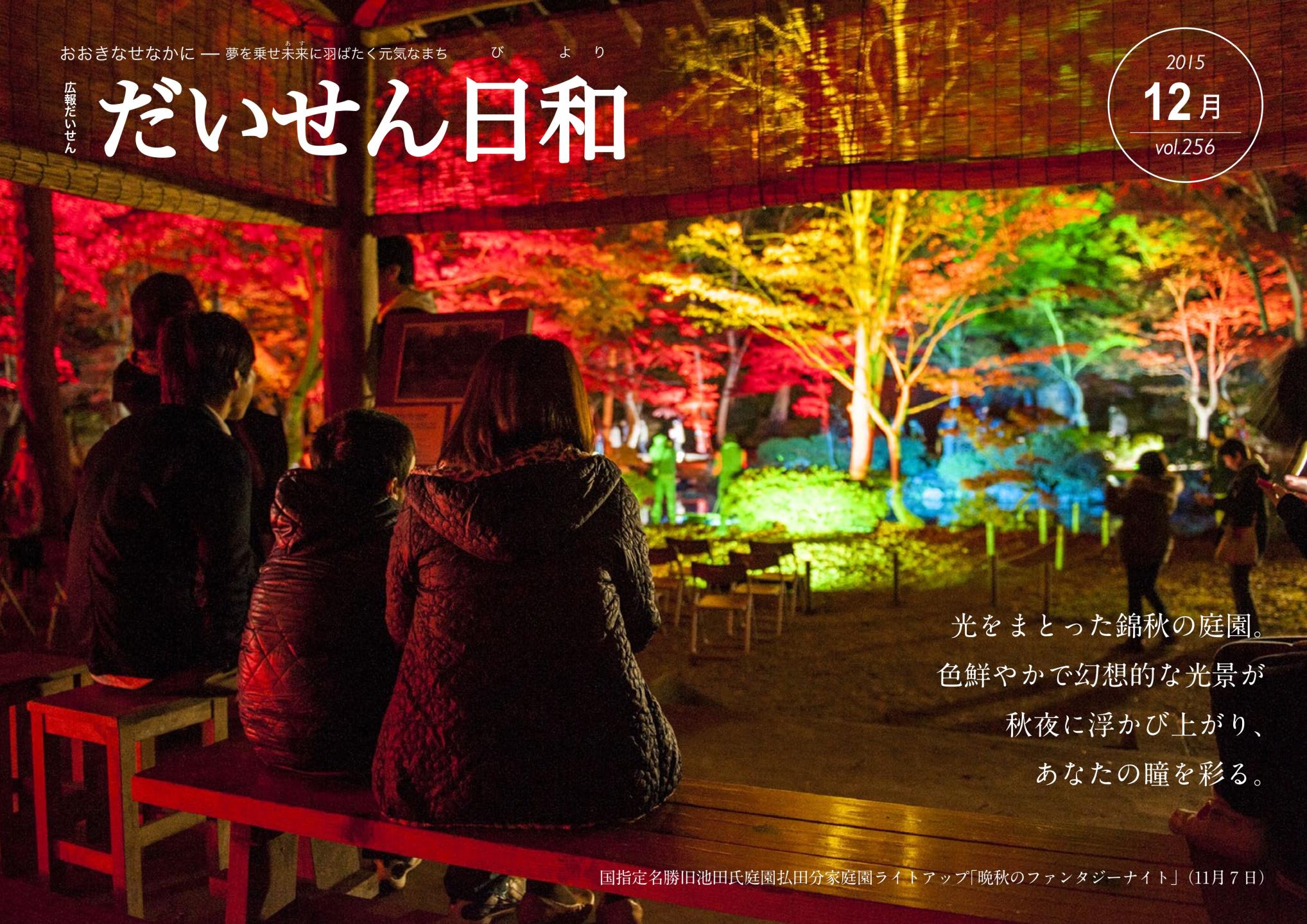 広報だいせん 2015(平成29)年度12月号表紙