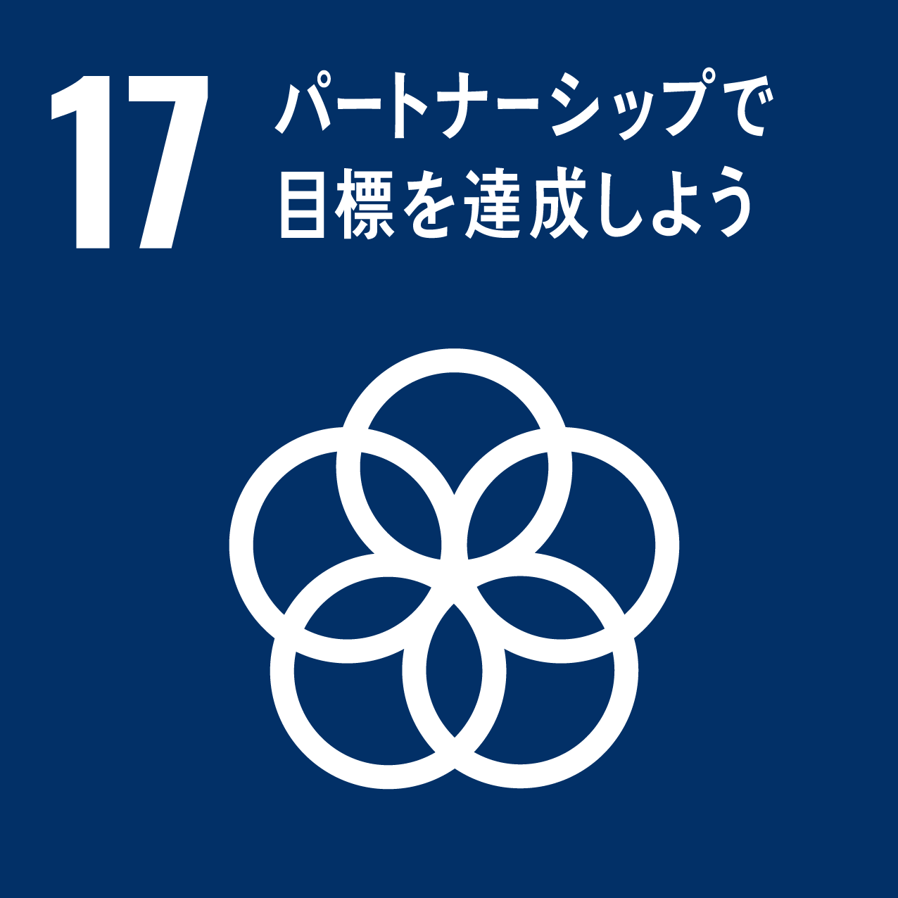 SDGsアイコン：目標17 パートナーシップで目標を達成しよう
