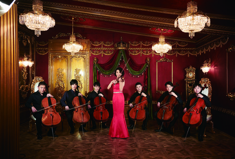 「高嶋ちさ子 with Super Cellists」アーティスト写真