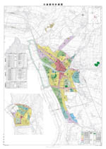 大曲都市計画図(用途地域図)