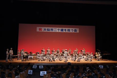 音楽隊による演奏の様子