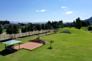 公園の水遊び場