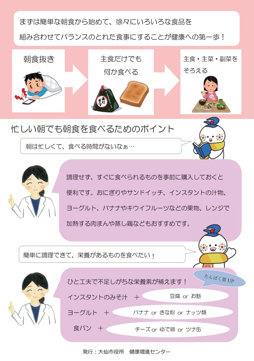 朝食、食べていますか?(裏)