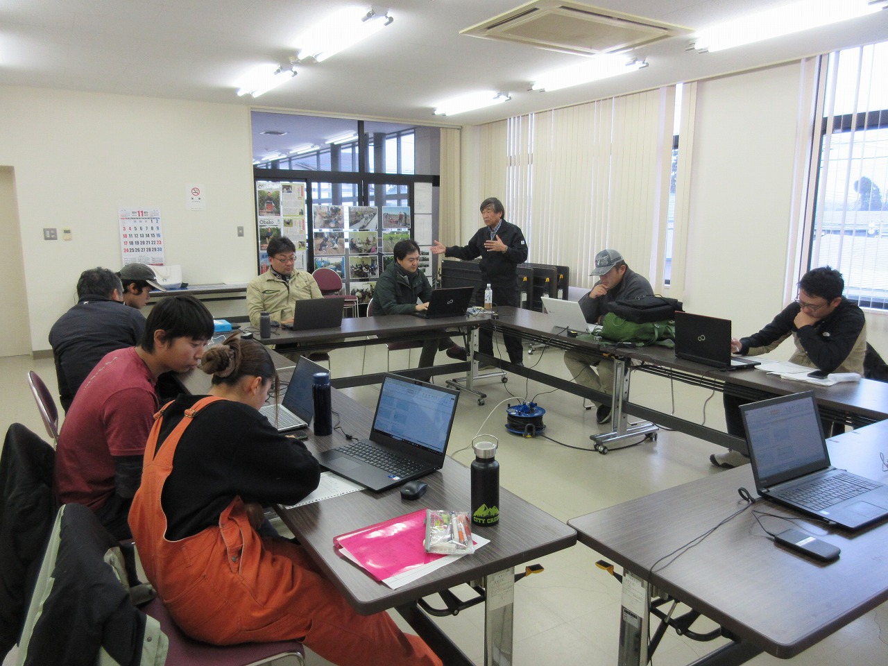 営農計画の作成方法を学んでいる様子01