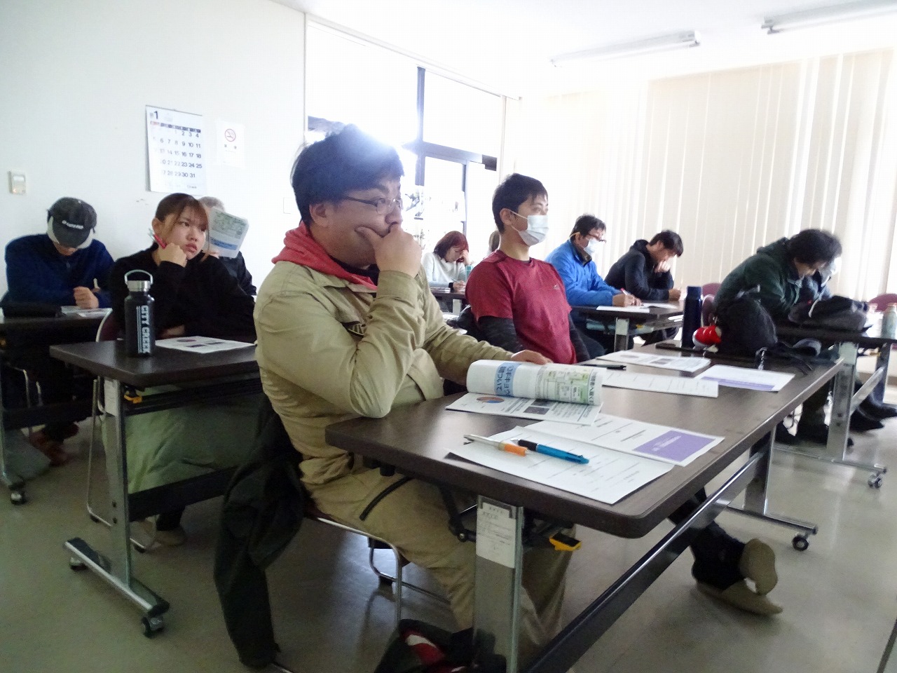 座学による花き栽培講習会の様子