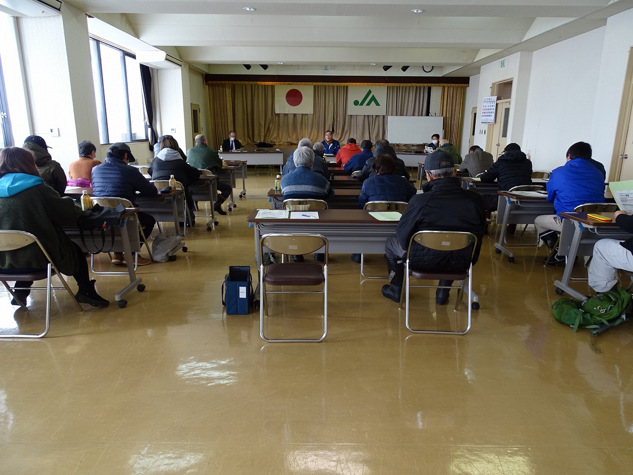 座学による栽培講習会の様子