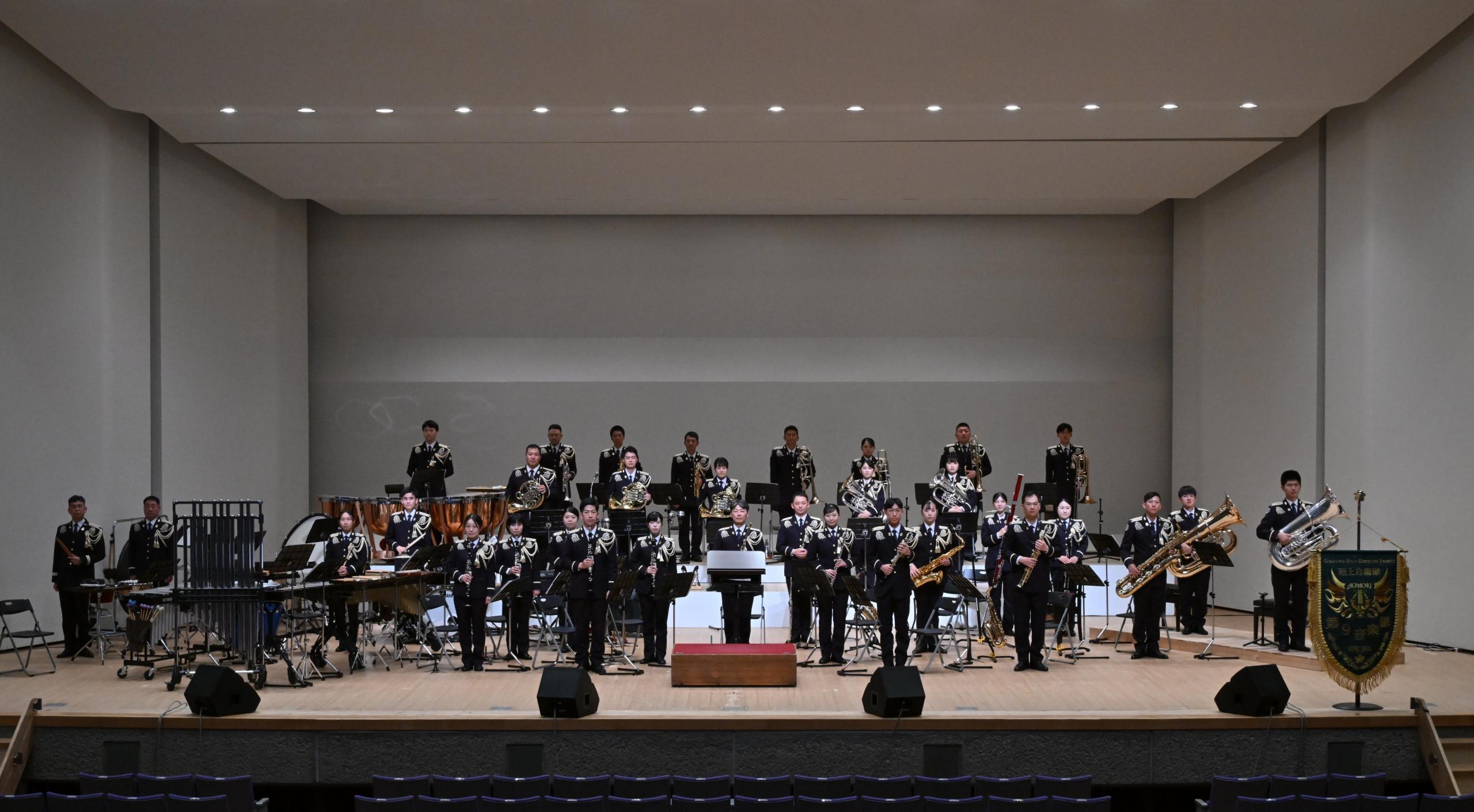 陸上自衛隊第9音楽隊、演奏風景