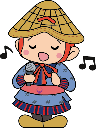 唄うなんちゃん、なんちゃんとは南外地域のマスコット