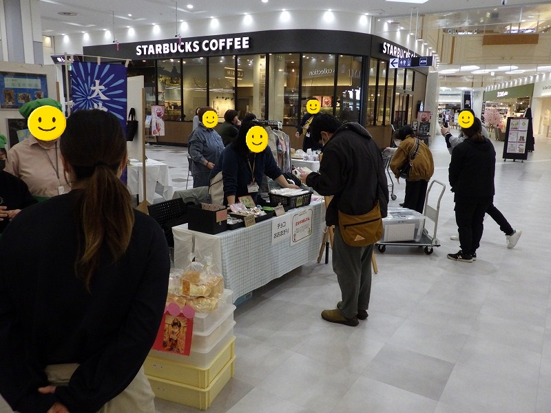販売会の様子