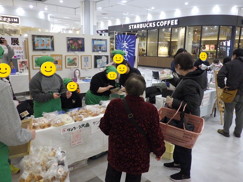 販売会の様子