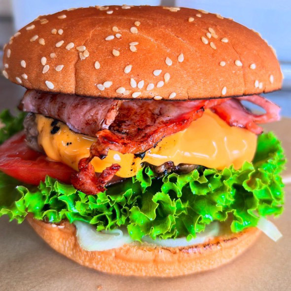 CORNER GATE BURGERのバーガーの写真、続けて商品の概要です